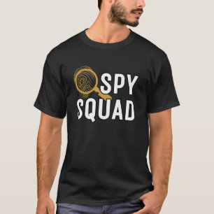 Spy Squad Detective Secret Agent  T-Shirt