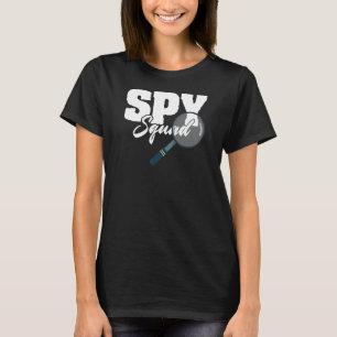 Spy Squad Police Crime Investigator Private Detect T-Shirt