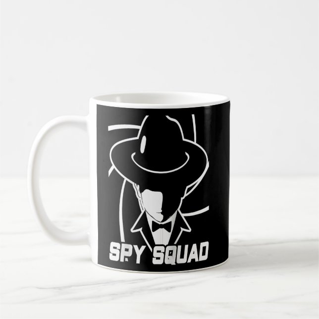 Spy Squad Private Detective Investigator Investiga Coffee Mug (Left)