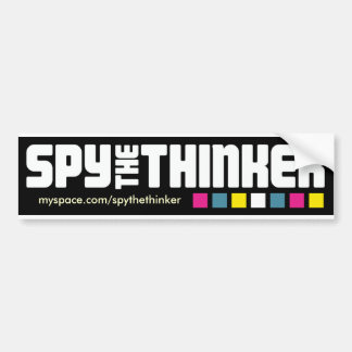 Spy The Thinker "Ruby Kill Club" Bumper Sticker