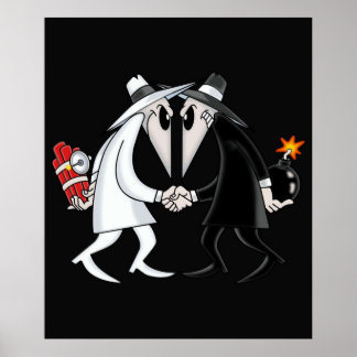 Spy Vs Spy ColorName Poster