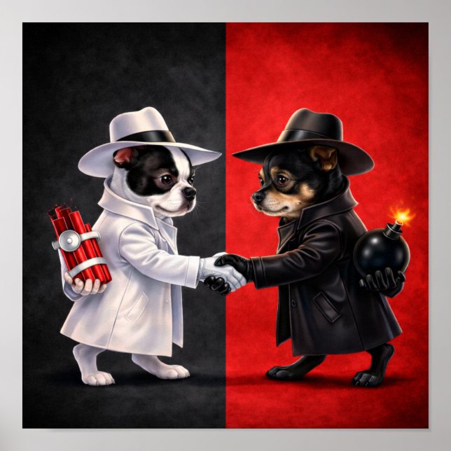 "Spy vs. Spy" Poster (Front)