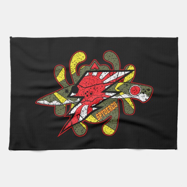 Spyderco Knives Kamikaze Zero  Golf Towel (Horizontal)