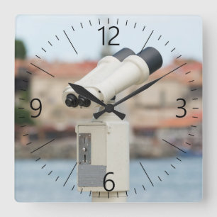 Spyglass Square Wall Clock