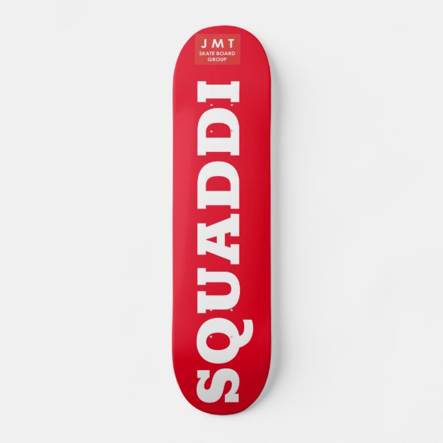 SQAUDDI  Skateboard (Front)