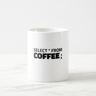 SQL Coffee Code Design | SELECT Query Mug