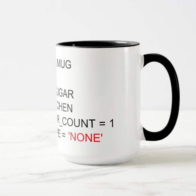 SQL PROGRAMMING TEA MUG (Right)
