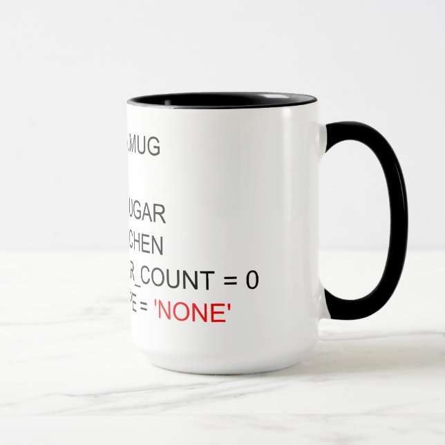 SQL PROGRAMMING TEA MUG (Right)