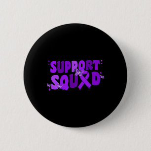 Squad Alzheimerheimer Heimer's Awareness Butterfly 6 Cm Round Badge