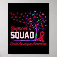 Squad Brain Aneurysm Awareness Month Support Graph