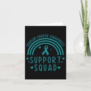 Squad Breast Cancer - In October We Wear Teal Ribb Card