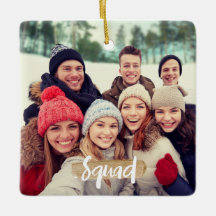 Squad Christmas Instagram Ornament