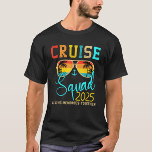 Squad Crew Cruise 2025 Summer Vacation Matching Fa T-Shirt
