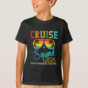 Squad Crew Cruise 2025 Summer Vacation Matching Fa T-Shirt