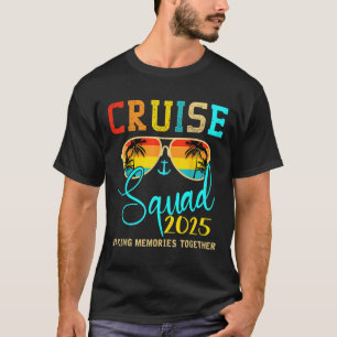 Squad Crew Cruise 2025 Summer Vacation Matching Fa T-Shirt