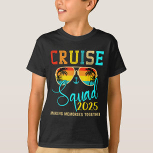 Squad Crew Cruise 2025 Summer Vacation Matching Fa T-Shirt