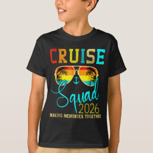 Squad Crew Cruise 2026 Summer Vacation Matching T-Shirt