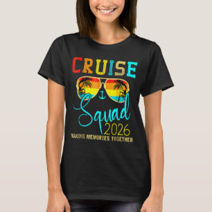 Squad Crew Cruise 2026 Summer Vacation Matching T-Shirt