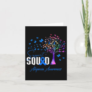 Squad For Alopecia Awareness Card
