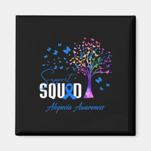Squad For Alopecia Awareness Magnet