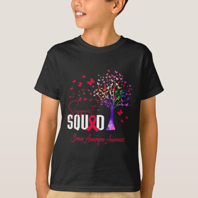 Squad For Brain Aneurysm Awareness  T-Shirt (Front)