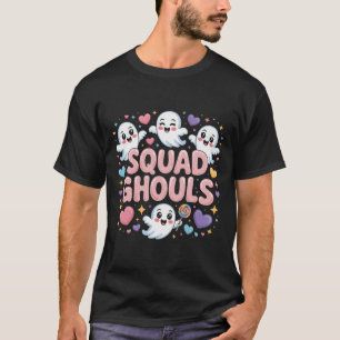 Squad Ghosts Matching Funny Halloween 4  T-Shirt