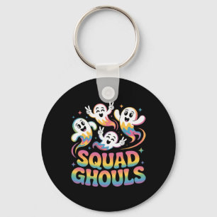 Squad Ghosts Matching Funny Halloween 7 Key Ring