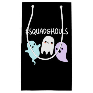 Squad Ghouls Funny Halloween Ghost Pun  Small Gift Bag
