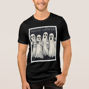 Squad Ghouls – Funny Halloween Ghost Squad Tri-Blend Shirt