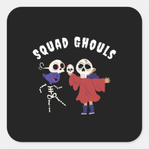 Squad Ghouls Halloween Sticker - Cute Spooky
