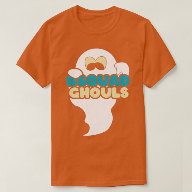 Squad Ghouls Happy Halloween Spooky Scary Creepy D T-Shirt (Design Front)