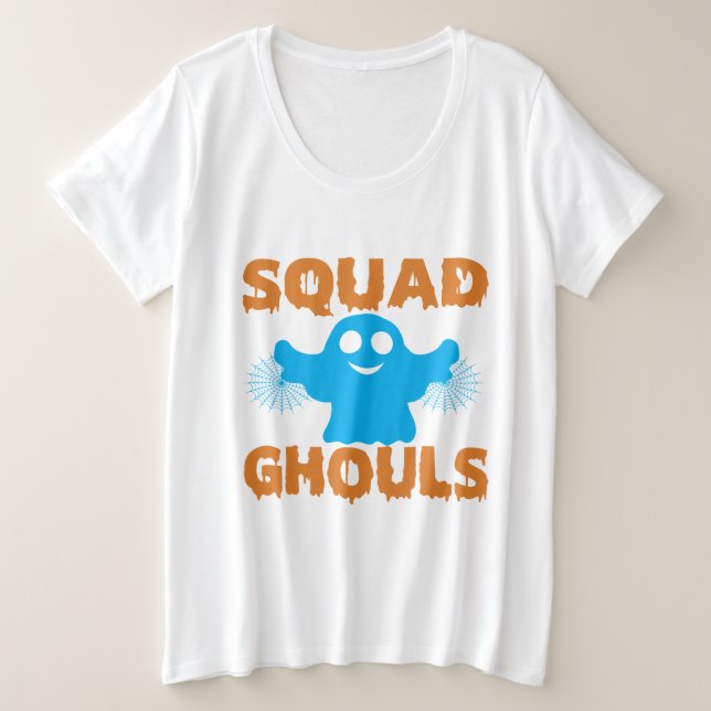 Squad Ghouls Plus Size T-Shirt  (Design Front)