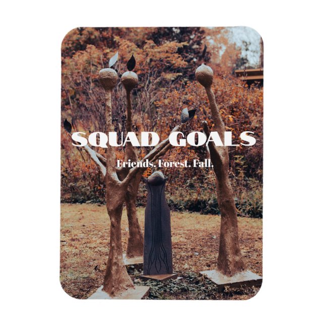Squad Goals Flexible Photo Magnet for Besties (Vertical)
