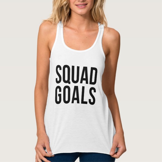 Squad Goals Singlet (Front)