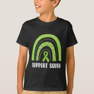Squad Green Rainbow Kidney Disease Awareness  T-Shirt