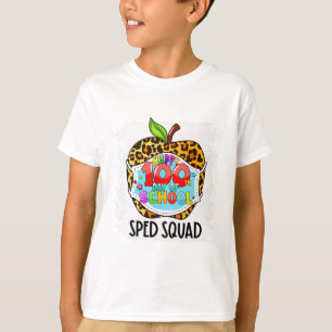 Squad Happy 100th Day Of School Face Mask Sped Ed T-Shirt
