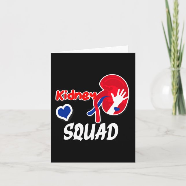 Squad Nephrology Nurse Dialysis Technician 2  Card (Front)