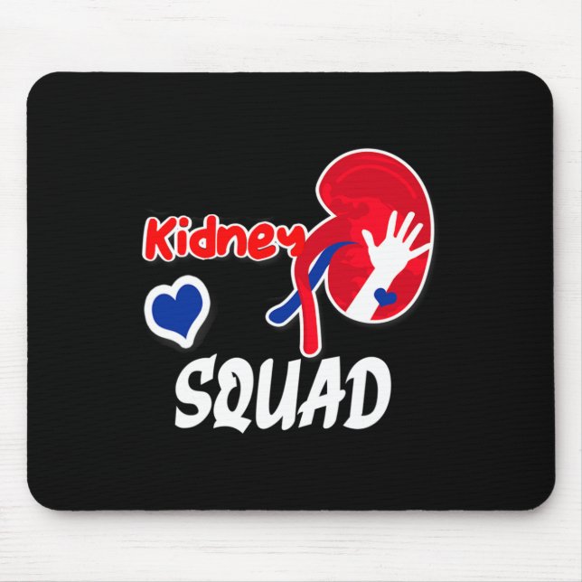 Squad Nephrology Nurse Dialysis Technician 2  Mouse Pad (Front)