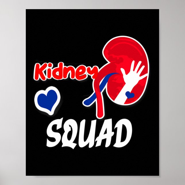 Squad Nephrology Nurse Dialysis Technician 2  Poster (Front)