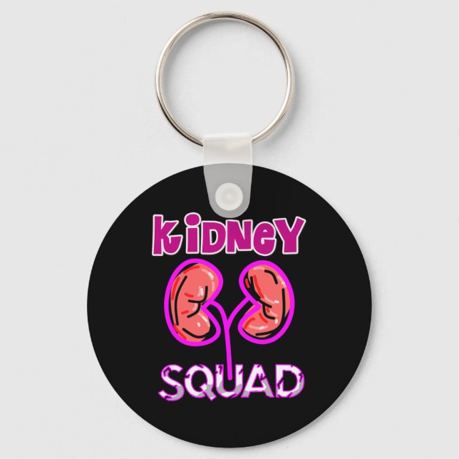 Squad Nephrology Nurse Dialysis Technician  Key Ring (Front)