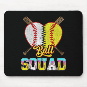 Squad Of Both Half Sell Softll Ice Cream Drip Mouse Pad