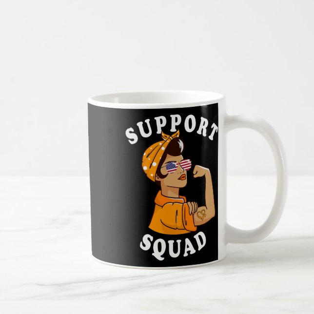 Squad Orange Wear Ms Multiple Sclerosis Awareness  Coffee Mug (Right)