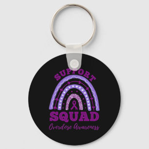 Squad Overdose Awareness Rainbow 1 Key Ring