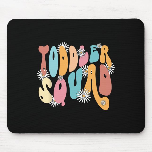 Squad Pre K Kindergarten Teacher Back To School  Mouse Pad (Front)