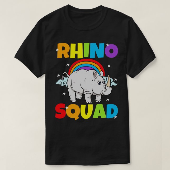 Squad Rhinoceros T-Shirt (Design Front)