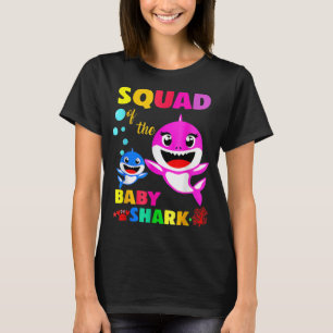 Squad Shark Squad Shark Family Mother's Day  T-Shirt
