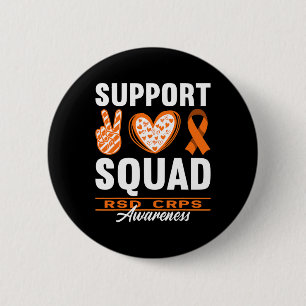 Squad Support I Reflex Dystrophy Pain Syndrome Rsd 6 Cm Round Badge