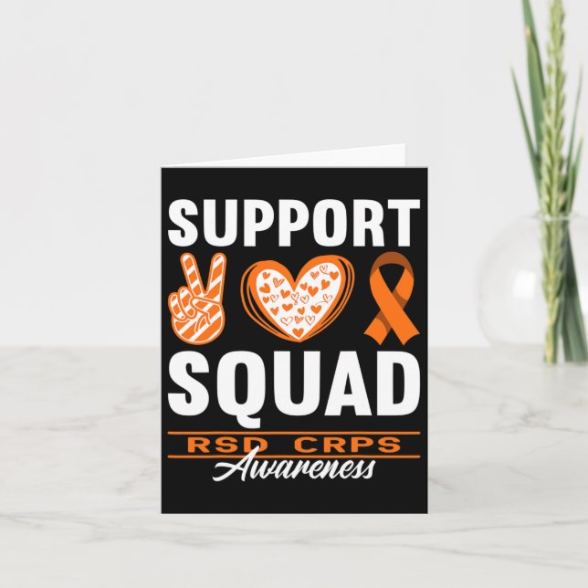 Squad Support I Reflex Dystrophy Pain Syndrome Rsd Card (Front)