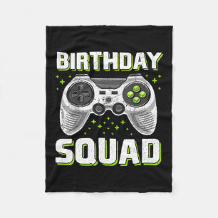 Squad Video Game Controller For Gamer Boys Girls 1 Fleece Blanket