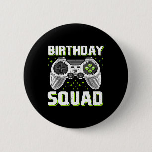 Squad Video Game Controller For Gamer Boys Girls  6 Cm Round Badge